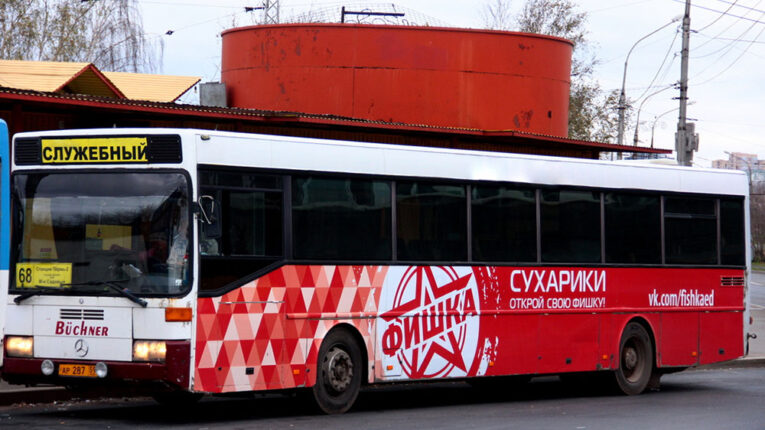 Реклама на автобусах Пермь