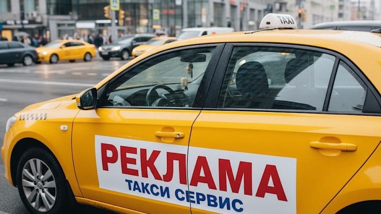 Реклама на такси в Перми